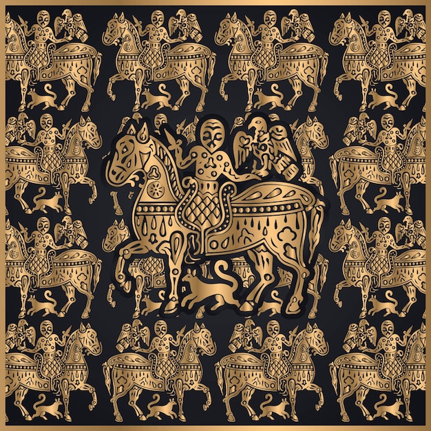 Horse Pattern Design