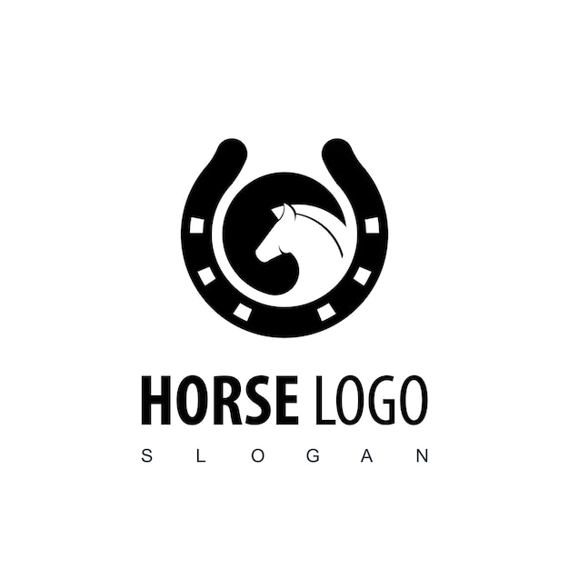 Horse Shoe Logo Template