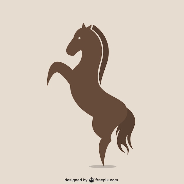 Horse silhouette logo