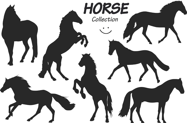 Horse silhouettes pack