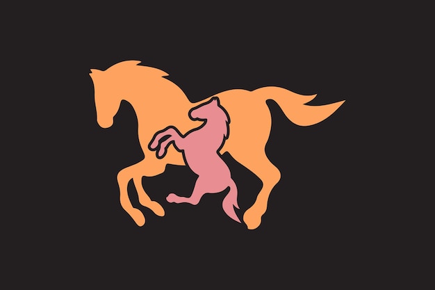 Horse SVG design