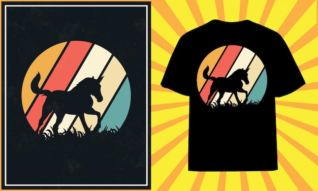 Horse t shirt design Vintage horse t shirt design and horse vector