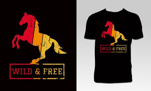 Horse T Shirt Design