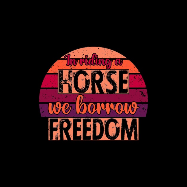 Horse T-shirt Design