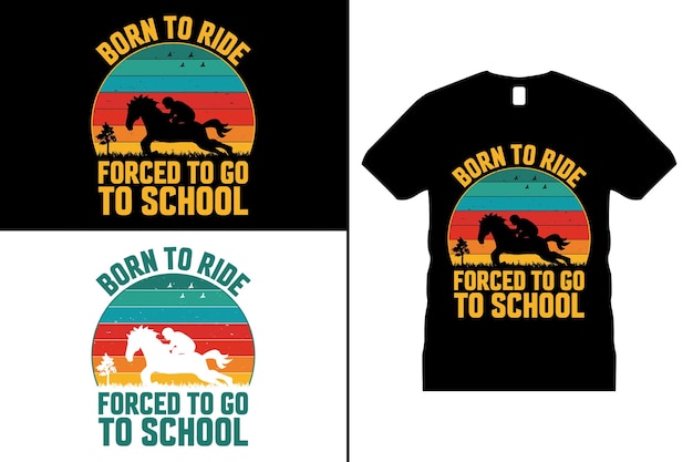 Horse Tshirt design, Funny Horse Lover vector. Use for T-Shirt, mugs, stickers, Cards, etc.