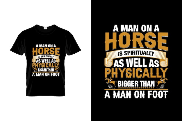 horse TShirt Design or horse poster Design horse Quotes horse Typography