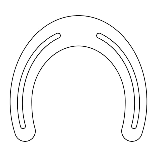 horseshoe icon vector illustration design