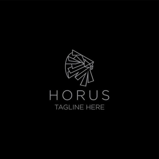 Horus logo icon vector image