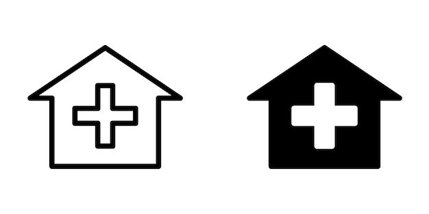 Hospital icon template