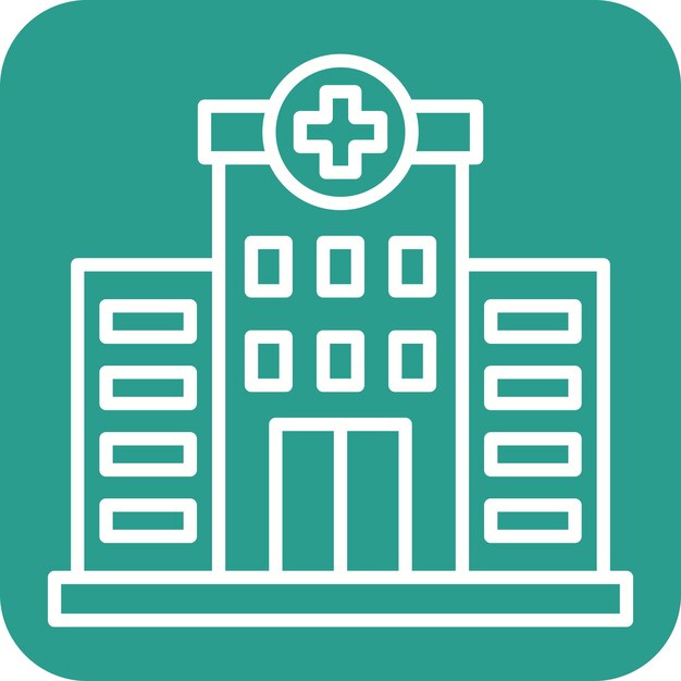 Hospital icon vector image Can be used for City Elements