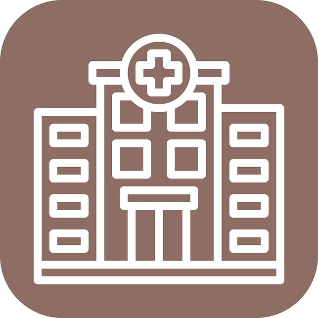 Hospital icon vector image Can be used for Nursing