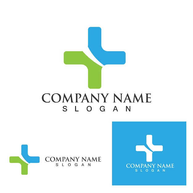 Hospital logo Vector illustration vector image