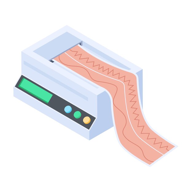 Hospital Machinery Isometric Icon