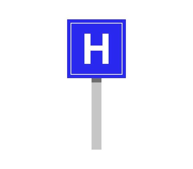 Hospital sign