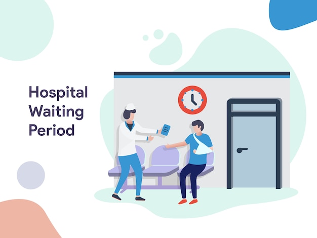 Hospital Waiting Period illustration