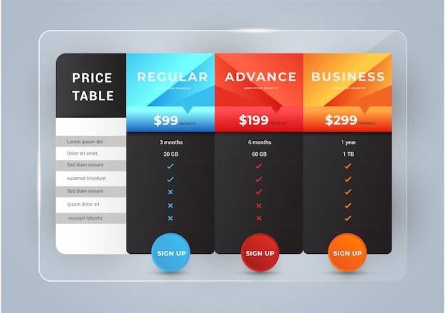 Host pricing for plan website banner.