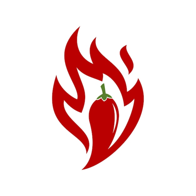 hot chili peppers burn logo inspiration vector silhouette cook