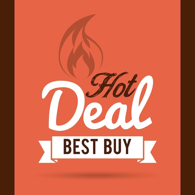 hot deal design, vector illustration eps10 graphic 