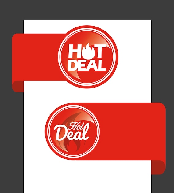 hot deal design, vector illustration eps10 graphic 