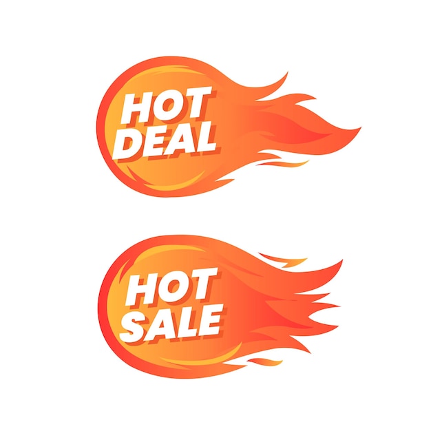 Hot deal and hot sale fire labels