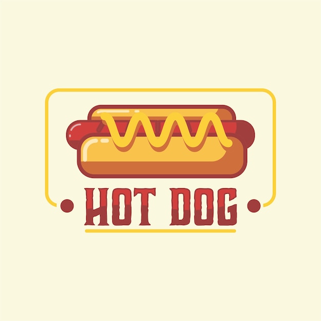 Hot dog logo  