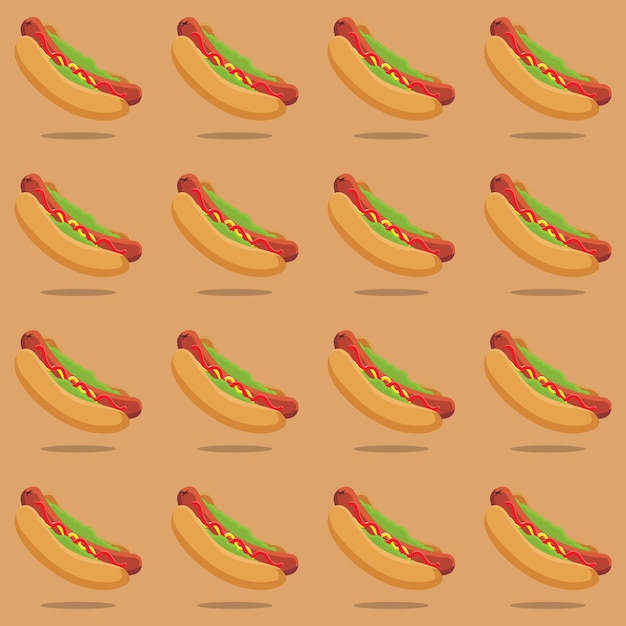 Hot dog pattern 2