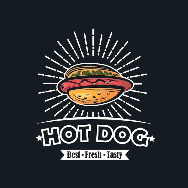 hot dog poster