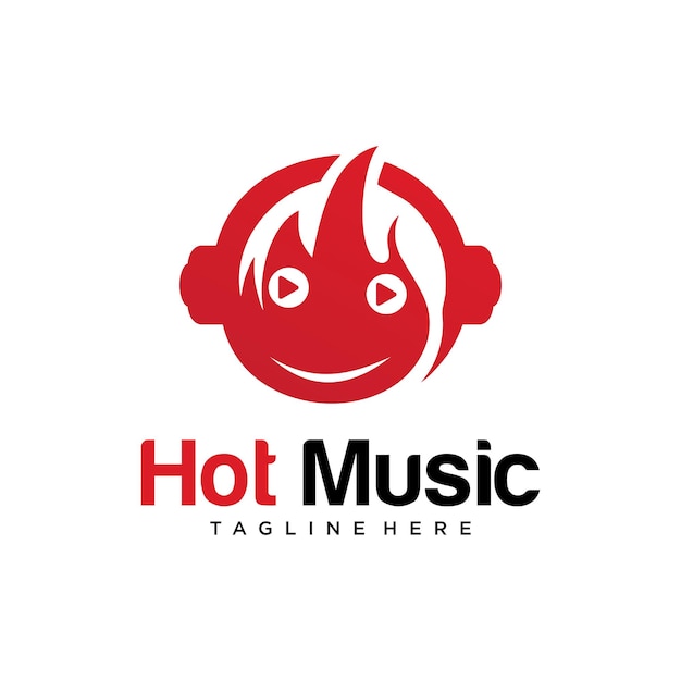 Hot Music Logo Design