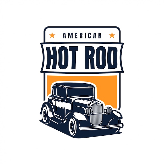 Hot Rod Classic Car Badge