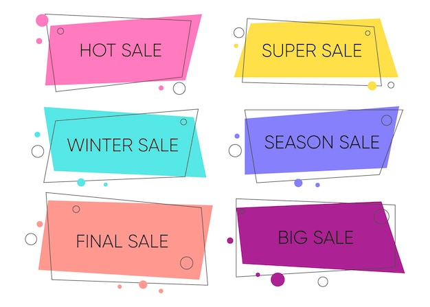 Vector hot super sale geometrical label