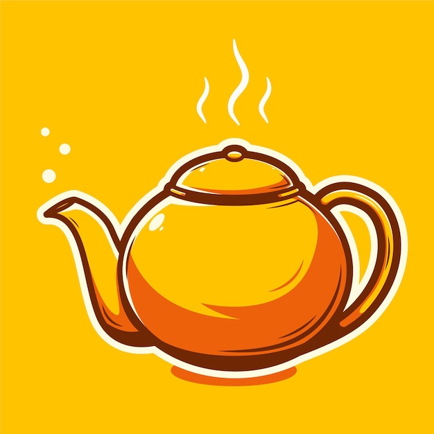 Hot Teapot sticker art