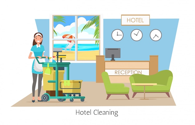 Hotel Cleaning, Cleaning Service on Vacation.