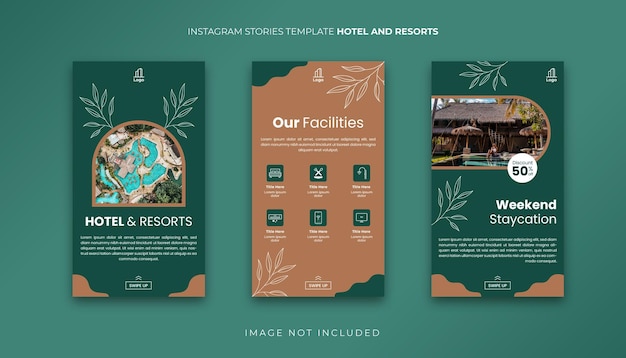 Hotel and Resorts Instagram Stories Template