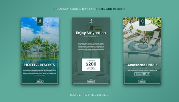 Hotel and Resorts Instagram Stories Template