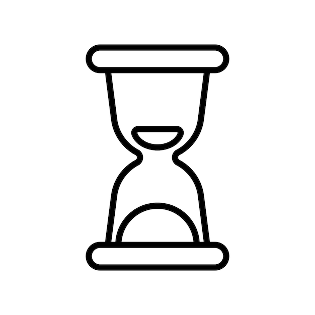 hourglass icon vector template illustration logo design