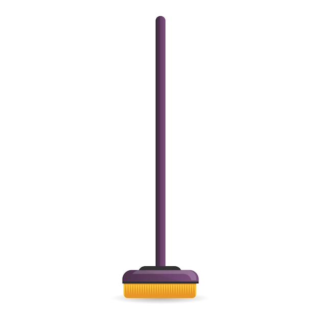 House brush mop icon Cartoon of house brush mop vector icon for web design isolated on white background