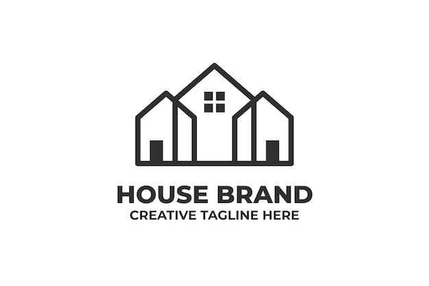 House Building Monoline Logo