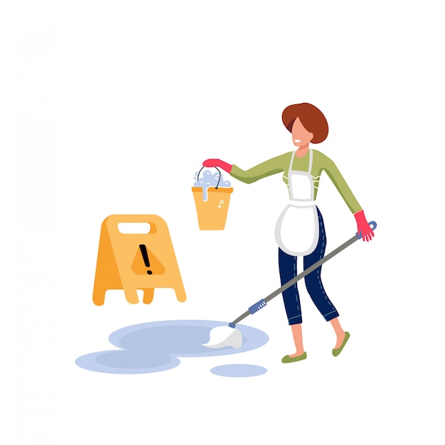 House cleaning illustration