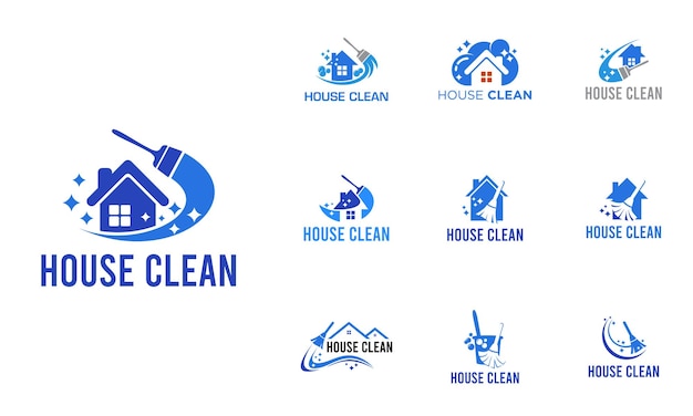 House cleaning service 10 set design element