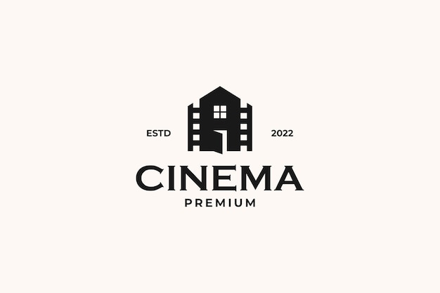 House film production logo design template