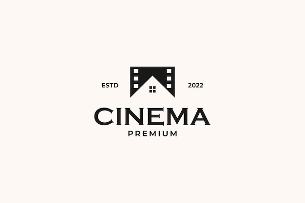 House film production logo design template