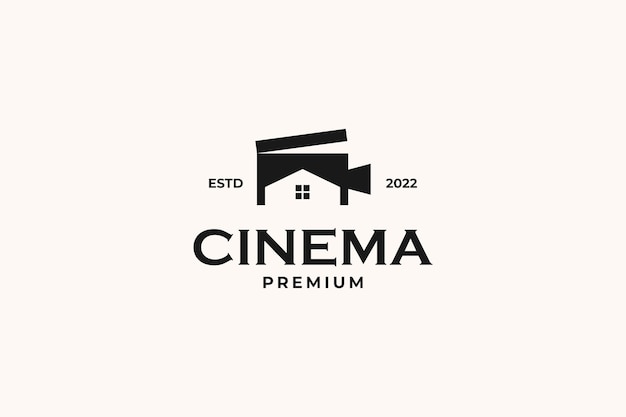 House film production logo design template