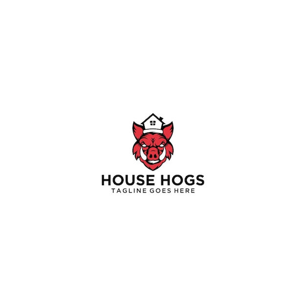 House Hogs Logo Sign Design