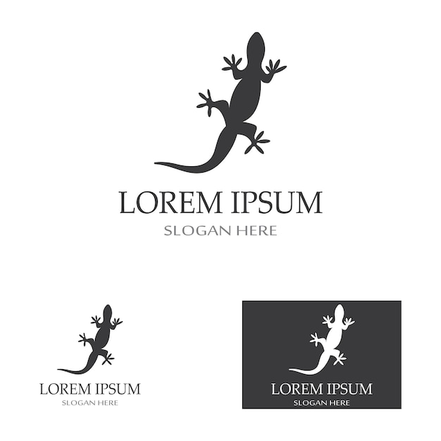 House lizard vector print template