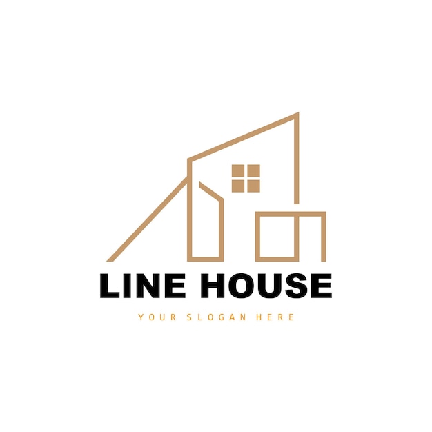 House Logo Building Furniture Design Construction Vector Property Brand Icon Real Estate Housing