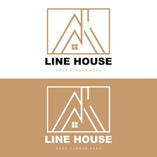 House Logo Building Furniture Design Construction Vector Property Brand Icon Real Estate Housing