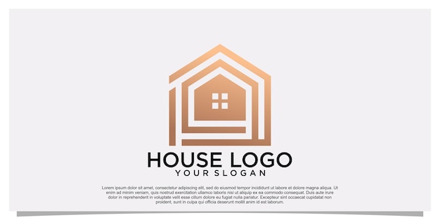 House logo design simple concept Premium Vector Part 2