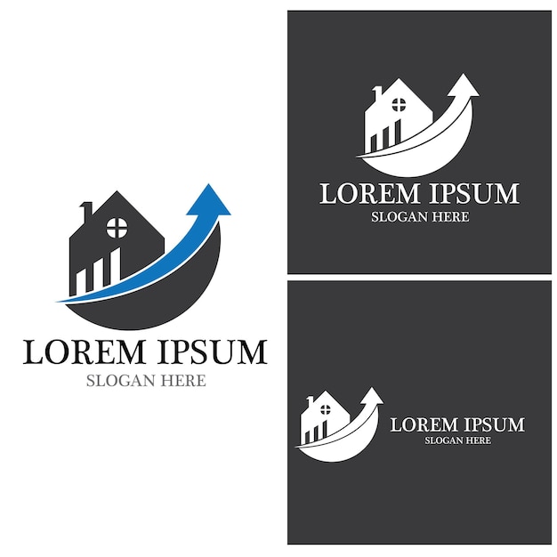 House Logo Home Real Estate Business Home building