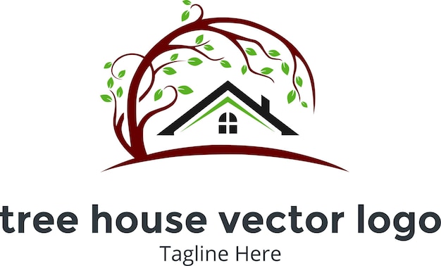 a house logo for a house called house on a white background