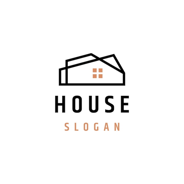 House logo icon design template